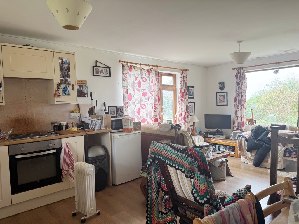 Lot: 118 - DETACHED HOUSE WITH ATTACHED ANNEXE GARDEN, GARAGE AND TWO DRIVES - Annexe open plan kitchen dining living room